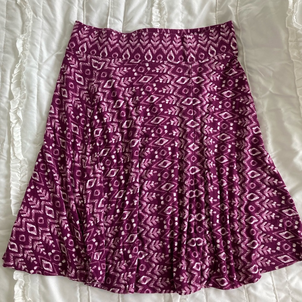 Loft stretch flounce skirt size xxs